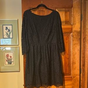 Loft Black Long Sleeve Dress - Size 12